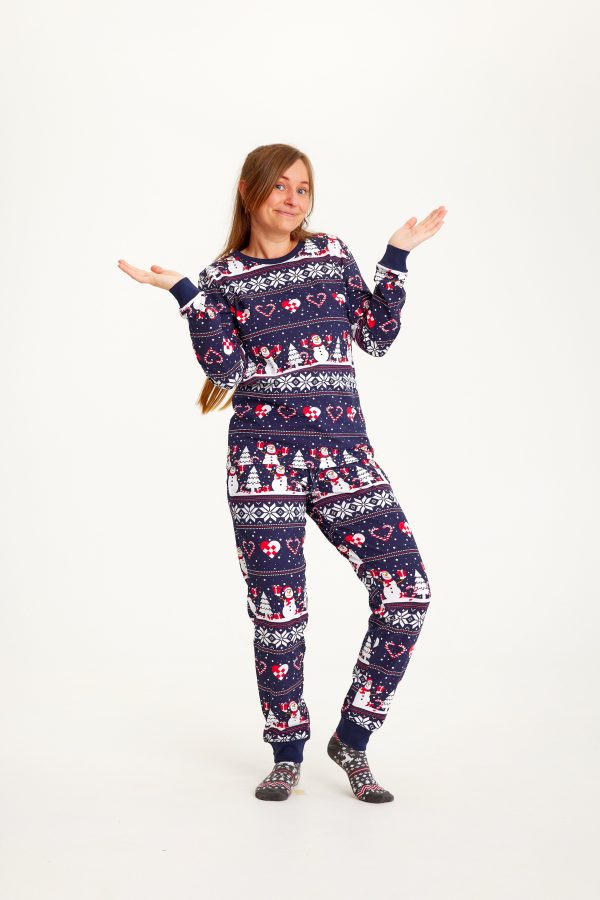 Årets julepyjamas: Julehjerte Pyjamas - dame / kvinder.