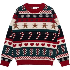 Holiday Jacquard Pullover - MULTICOLOU - 122-128