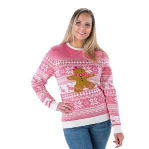 Honningkagemand Julesweater Pink