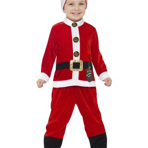 Plysset Julemand Børnekostume