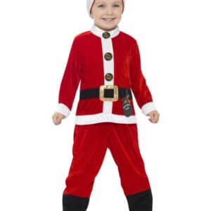 Plysset Julemand Børnekostume