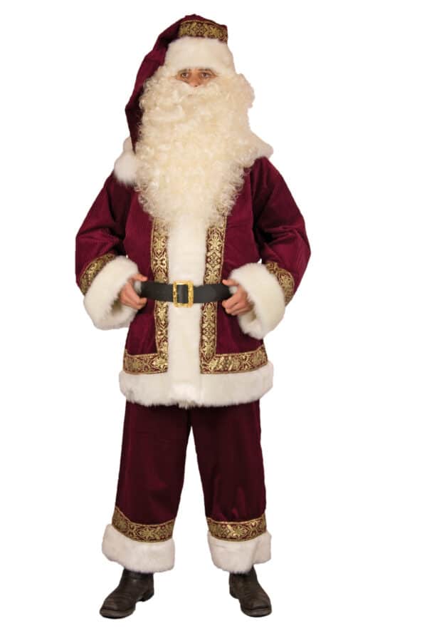 Premium Fløjl Julemandskostume