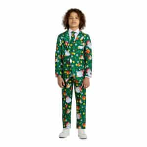 SuitmeisterÂ® Santa Elves Børnejakkesæt Grøn