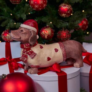 Lucky hund juledekoration