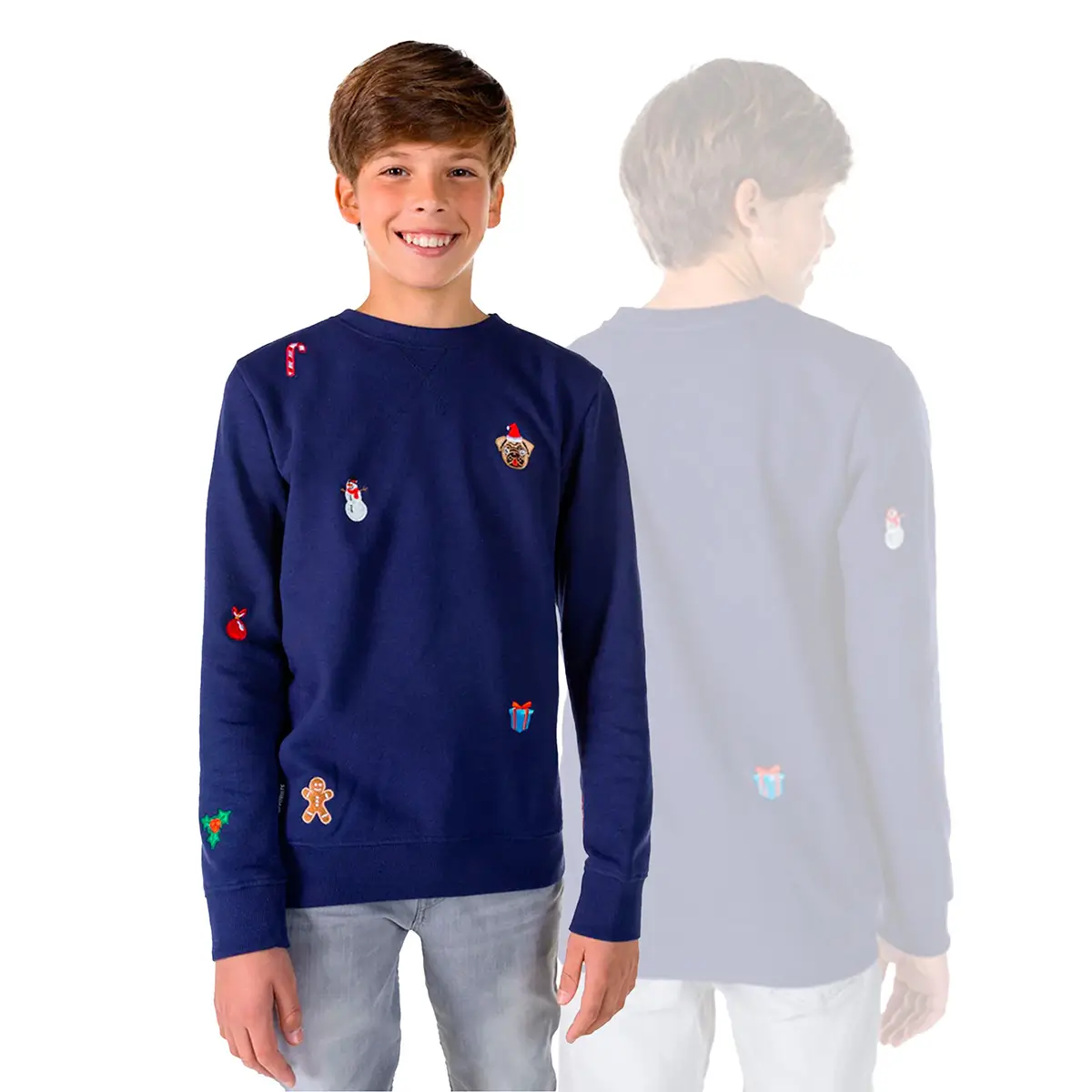 OppoSuits - Sweat Teen X-Mas Icons - Navy S