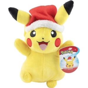Pokemon Pikachu Bamse med Nissehue 20 cm