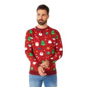 OpposuitsÂ® Festivity Sweater Rød