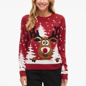 Vichristie striktrøje - Pompeian Red