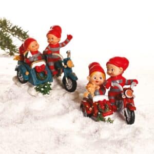 Babynisse på motorcykel - Blå