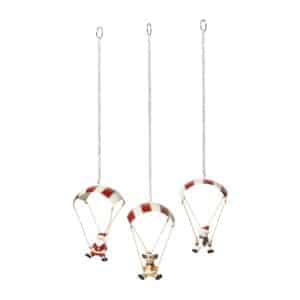 Faldskærm med julefigur -Elg