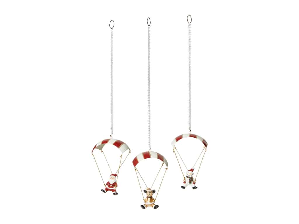 Faldskærm med julefigur -Elg