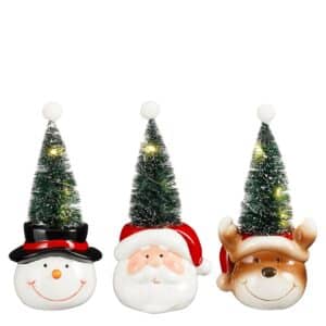 Julefigur med juletræshue -Elg