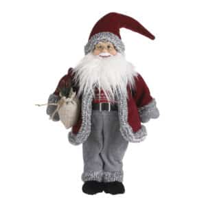 Julemand med sæk 45 cm høj