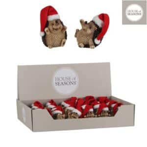 Julepindsvin - Julepindsvin liggende