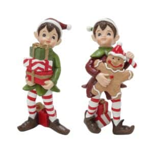 Nissealf 11 cm høj-Med honningkagemand