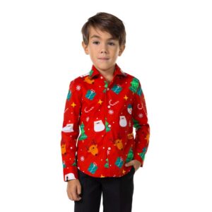OpposuitsÂ® Festivity Red Børneskjorte