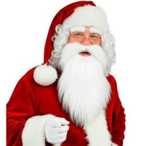 Julemandsskæg Med Overskæg & Øjenbryn