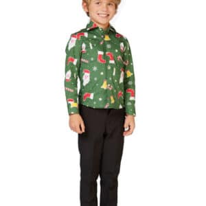 OppoSuits® Santaboss Skjorte Til Børn